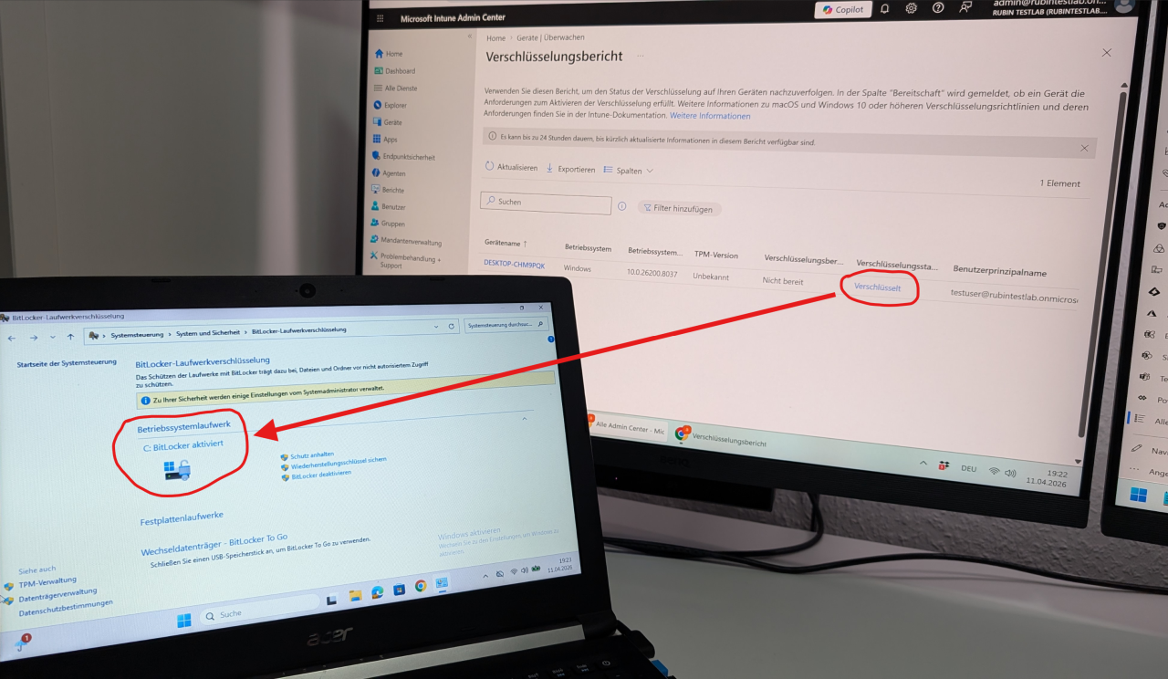 BitLocker zentral über Intune einrichten und prüfen